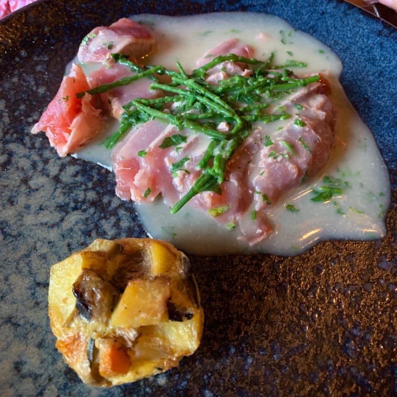 Tonijn steak (zeer kort gegaard) - Trattoria Rodolfo, Nootdorp