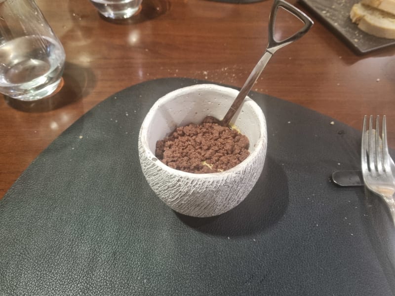 Tiramisu' in vasetto con terra al cacao - Dema Restaurant, Rome