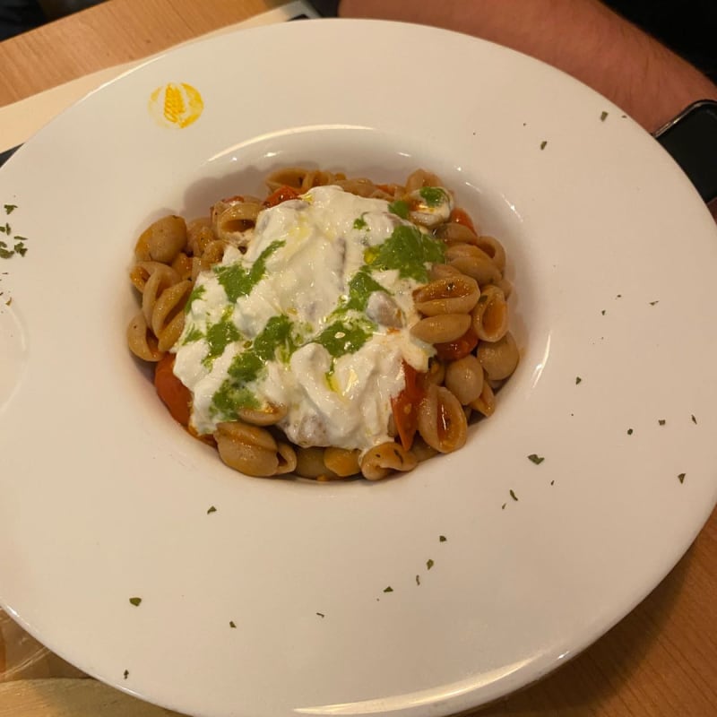 Gnocchetti ciliegino e stracciatella - Fabbrica Del Grano, Milan