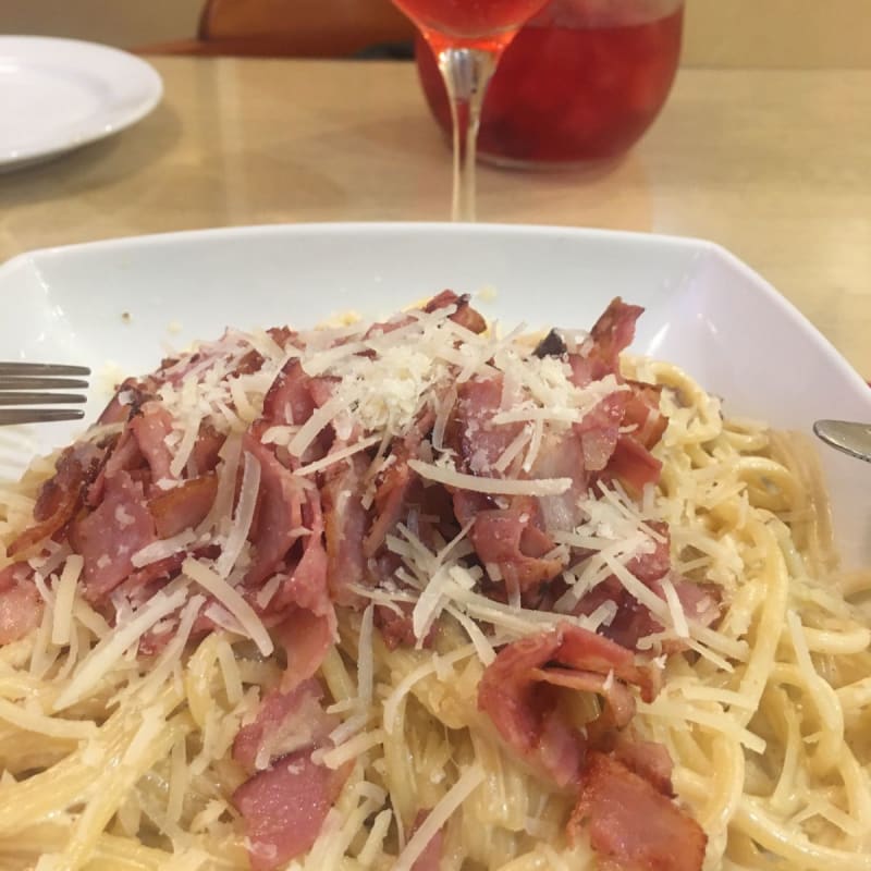 spaghetti alla carbonara - Saltimbocca