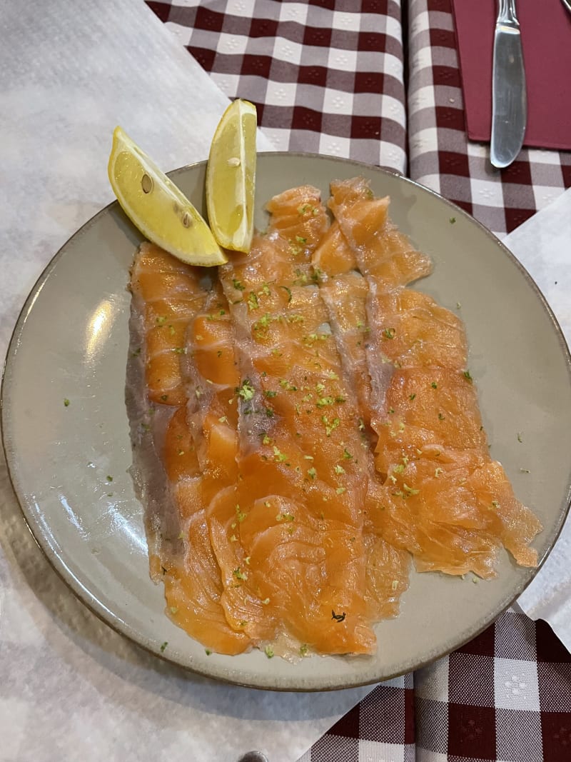 Salmão gravlax  - L'Ami Malo, Lisbon