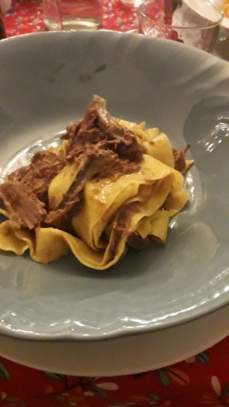 Pappardelle al cinghiale - Podere dell'Anselmo, Montespertoli