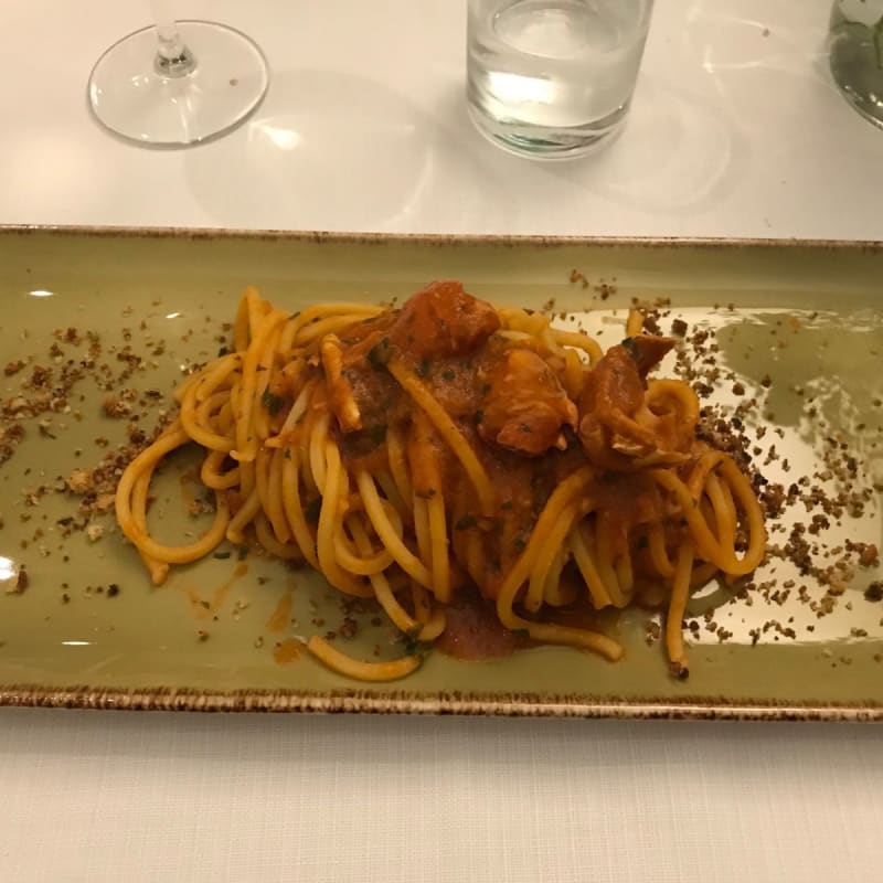 Troccoli all’aragosta (fuori menù) - Manfredi Restaurant