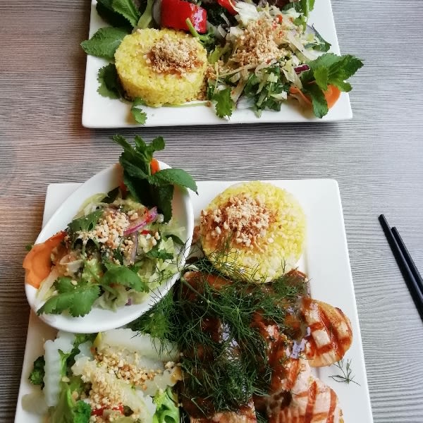 Heerlijke zalm & "dancing" beef - Vietfoods Deventer, Deventer