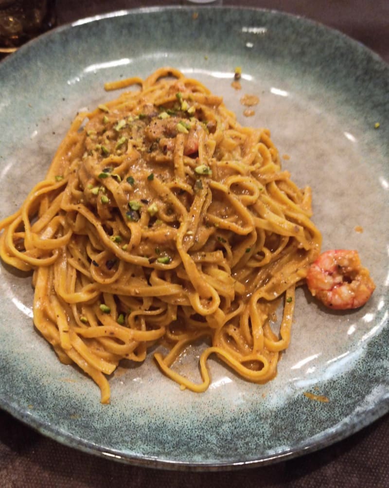 Tagliolini Gamberi E Pistacchio  - Sanicolo Osteria Pizzeria, Taormina