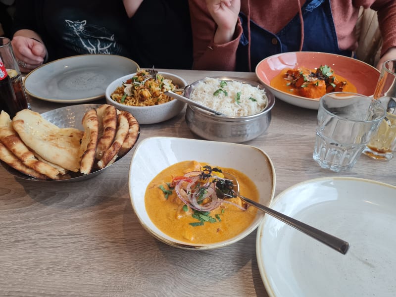 Poulet Kourma, Naan - Maharaja, Strasbourg