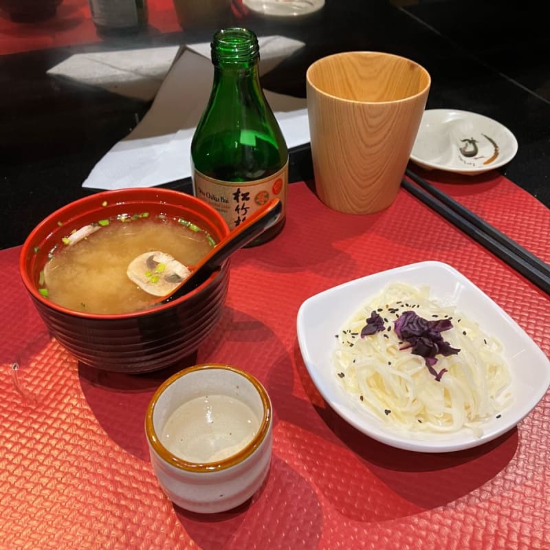 Soupe et salade  - Nihon Sushi, Lyon