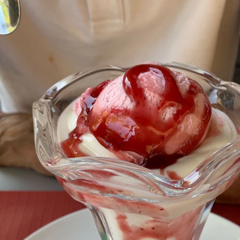 Yogur con helado - Restaurante DeGusta, Pozuelo de Alarcón