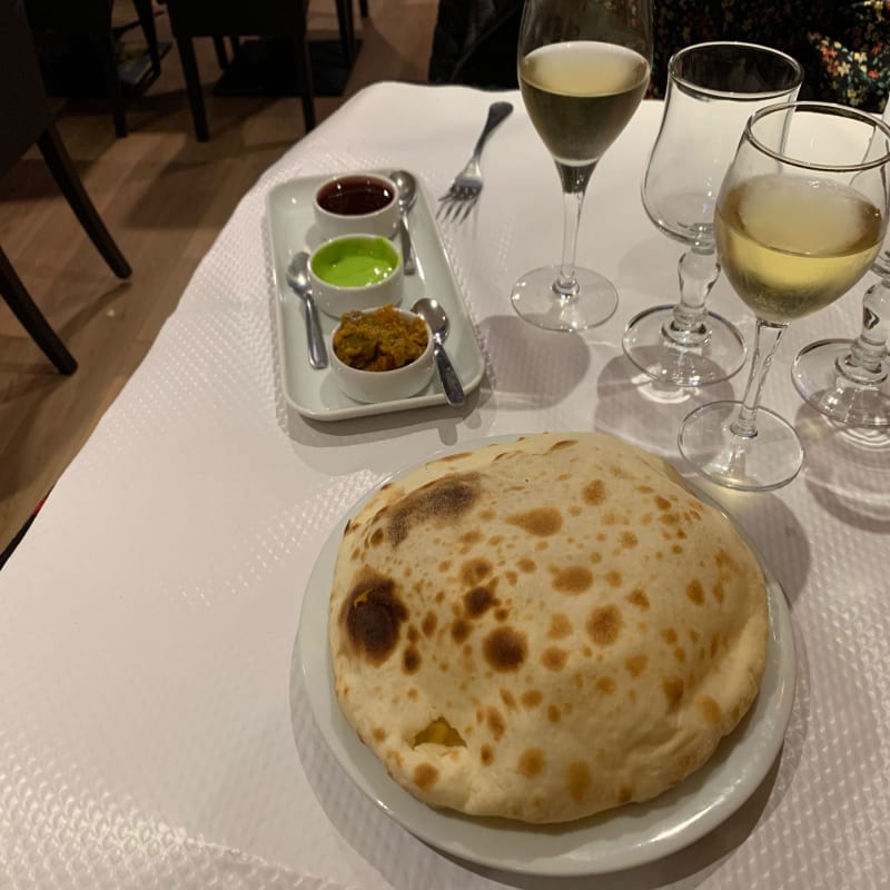 naan fromage  - India Gate, Paris