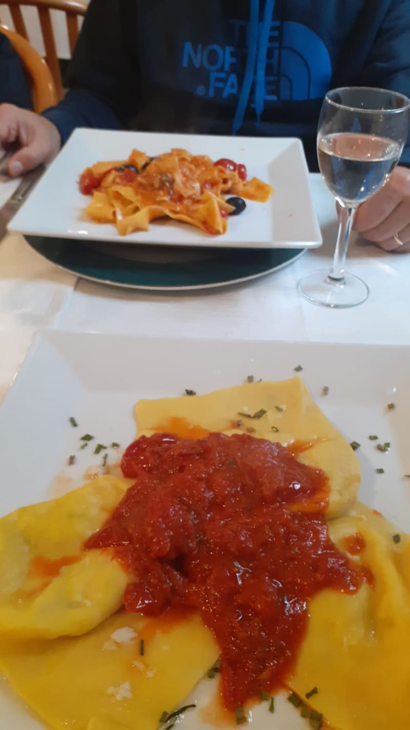 Ravioli e pappardelle al pesce persico - Lido dei Pioppi