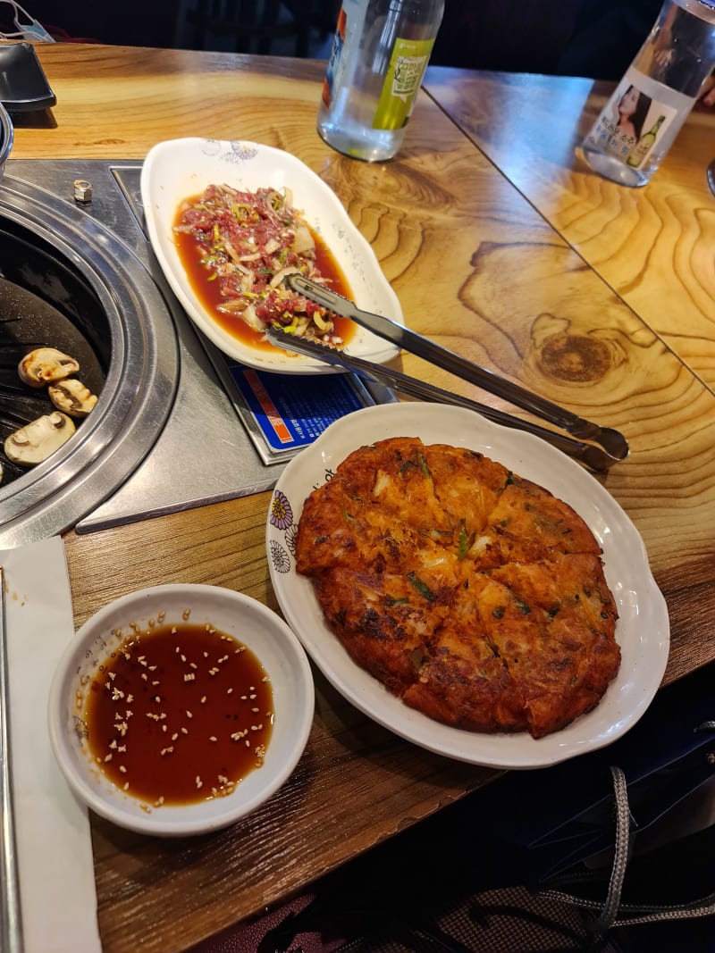 Kimchi pancake coréen  - Hwarang, Paris