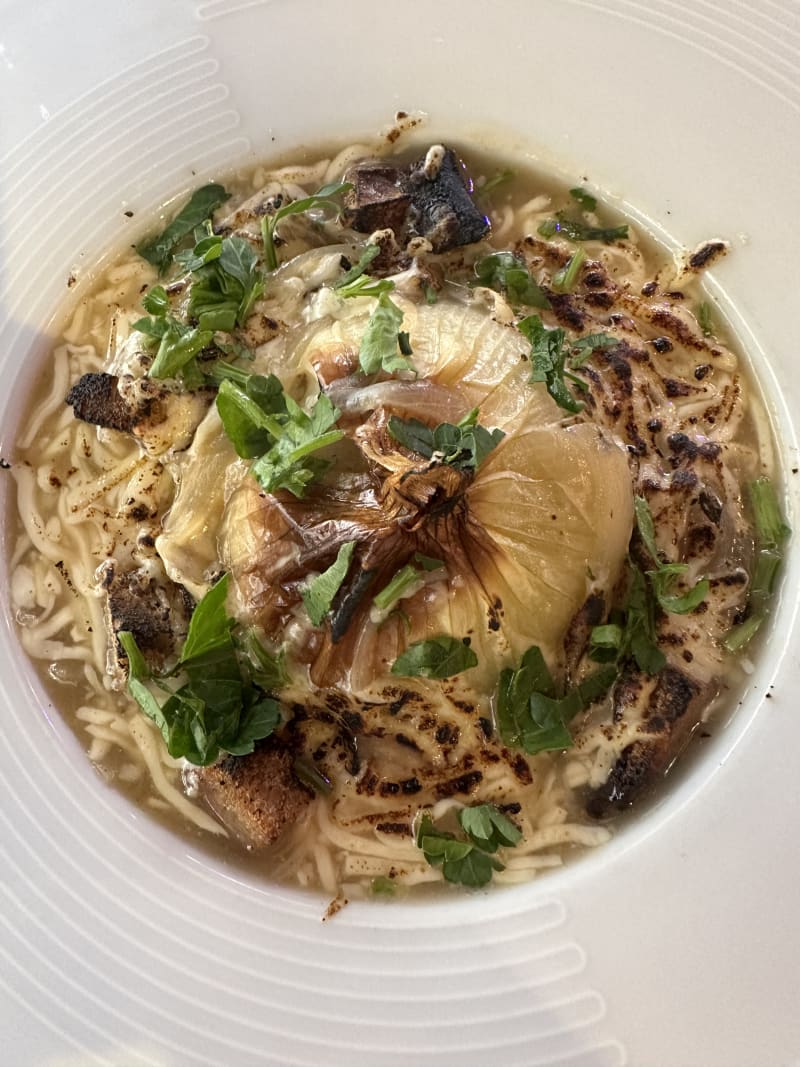 Soupe à l’oignon des Cèvennes - Le Bar de Jarente, Paris