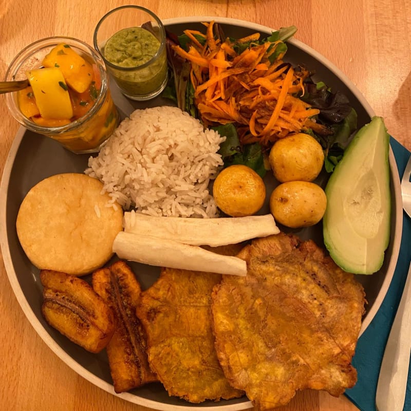 Assiette végétarienne - Mi Tierra, Paris