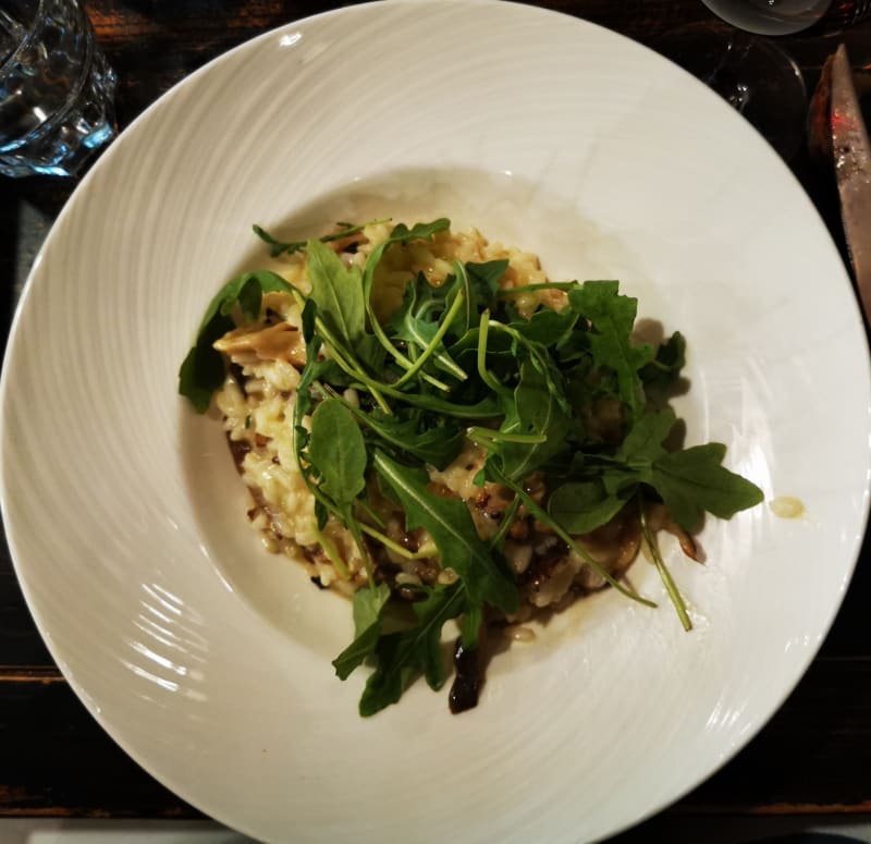 Risotto aux champignons et roquette  - Comptoir Marguery, Paris