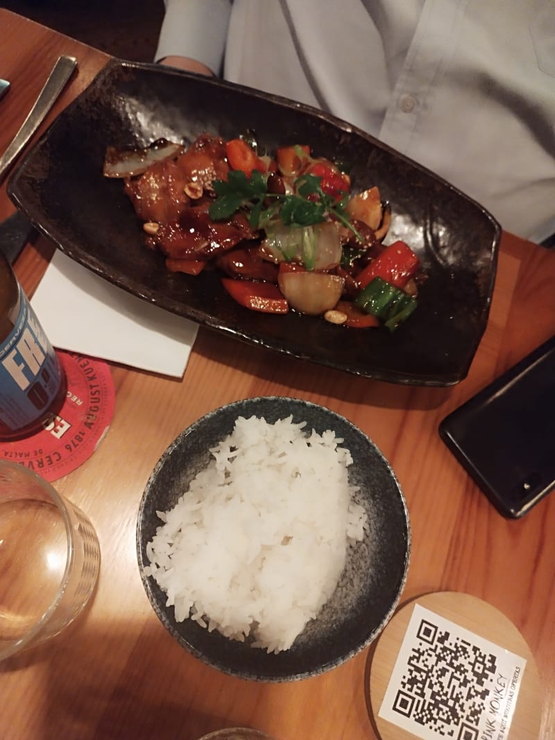 Pollo kung pao - Pink Monkey, Madrid