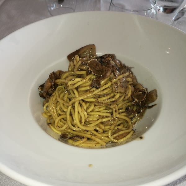 Chitarra con porcini e tartufo - Ristorante Antichi Sapori