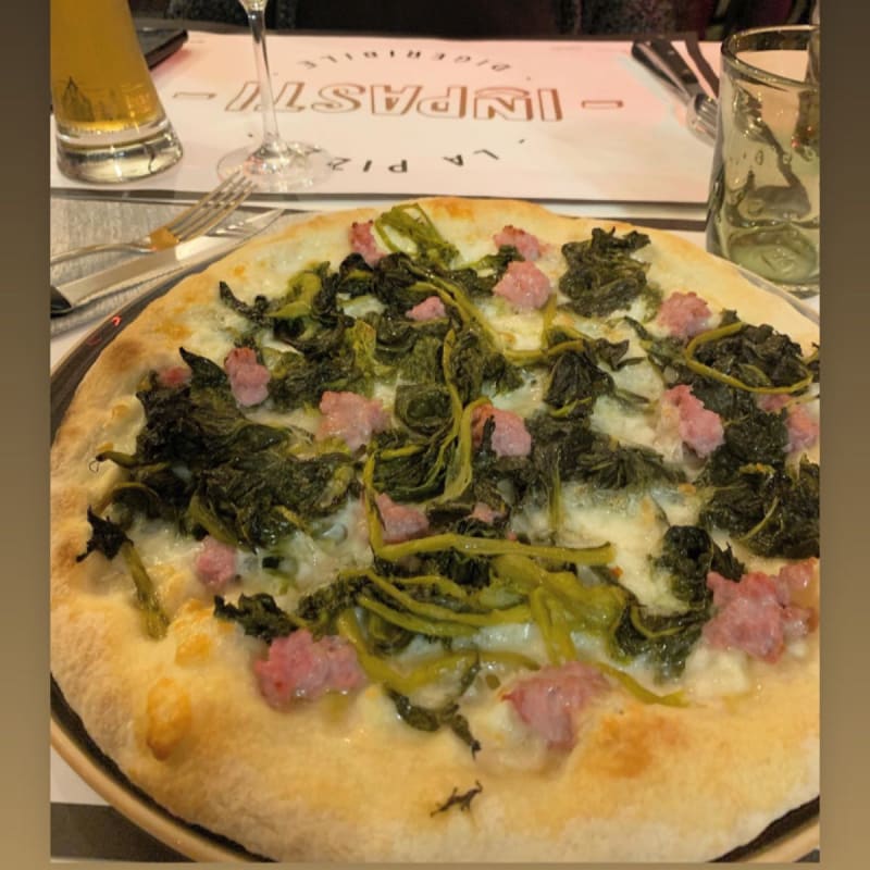 Pizza lievitata 30h con farina di “kamut” e mozzarella senza lattosio  - InPasti, Lucca