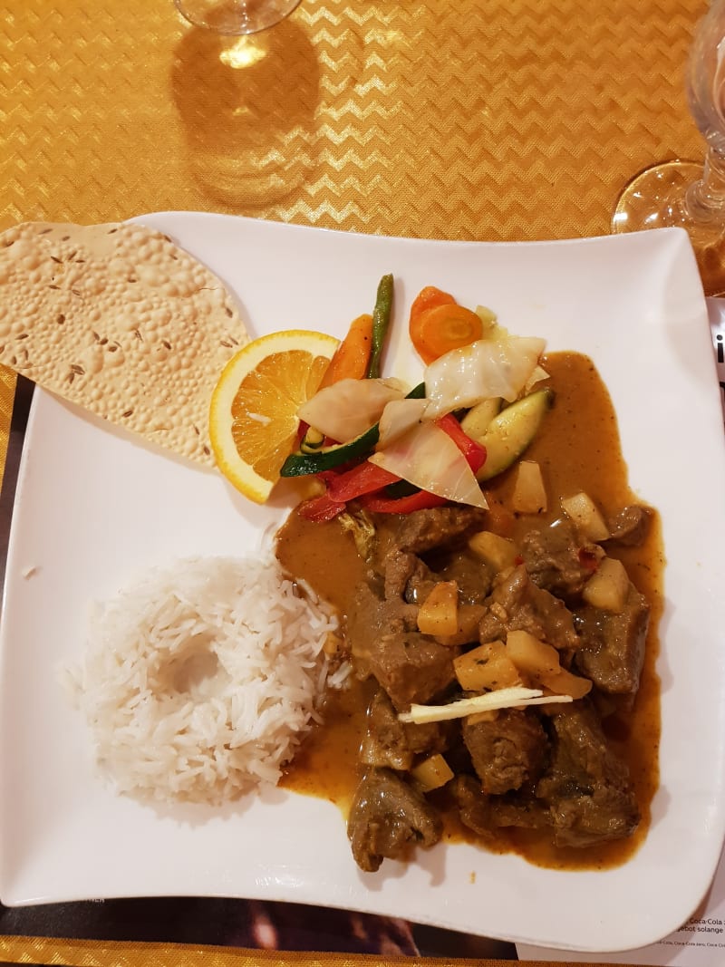 Agneau sauce coco ananas  - Maharajah, La Chaux-de-Fonds