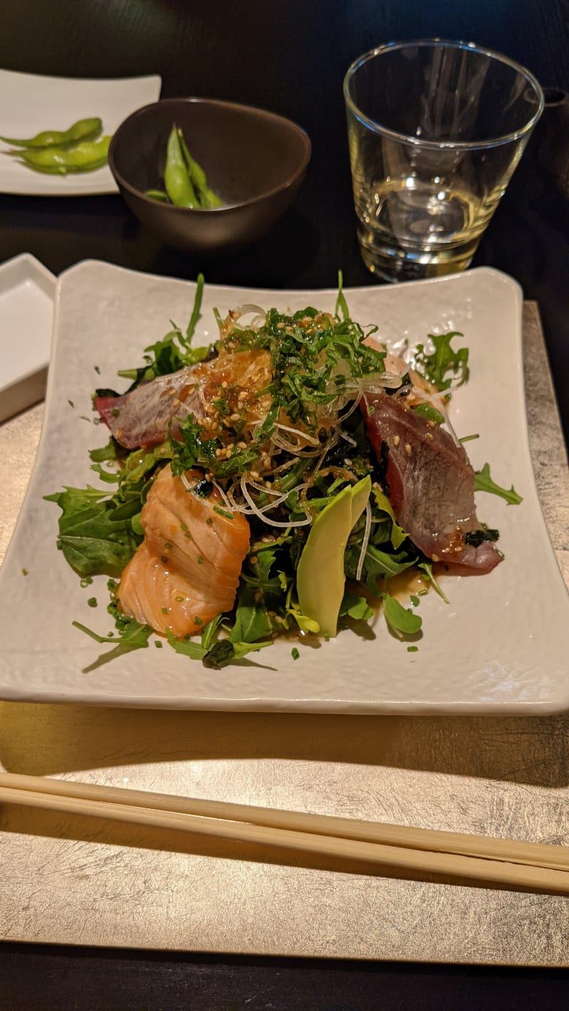 Salade de Tataki De Poissons - Kaigan Beau-Rivage Palace Lausanne, Lausanne