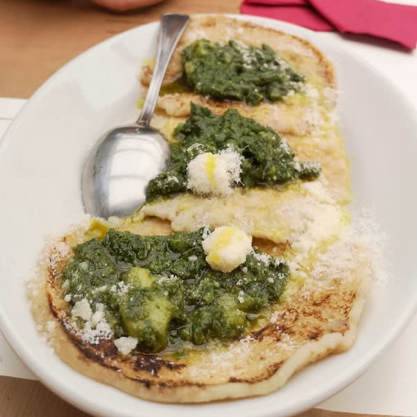 Panigacci bolliti al pesto - Al Panigaccio, Compiano