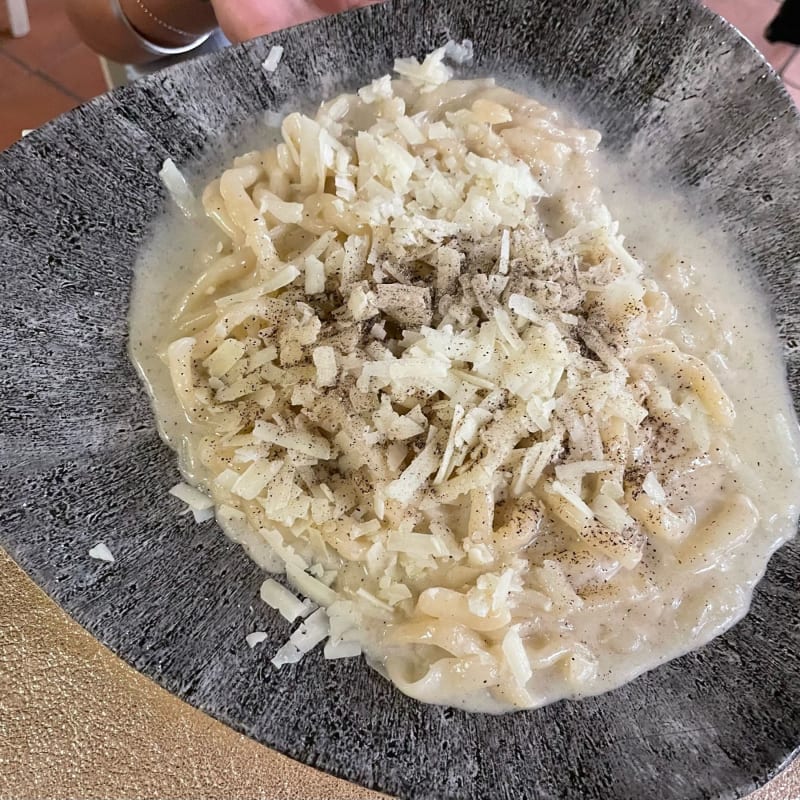 Pici cacio e pepe  - Il Girarrosto, Radda In Chianti