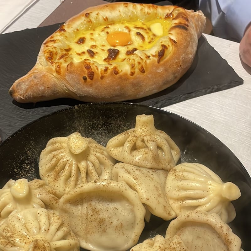 Khachapuri and khinkali - Maison Marani (cuisine Géorgienne et Italienne), Geneva