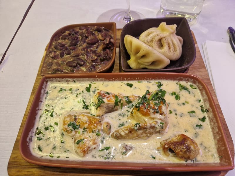 Chkmeruli - plat chaud - Maison Marani (cuisine Géorgienne et Italienne), Geneva