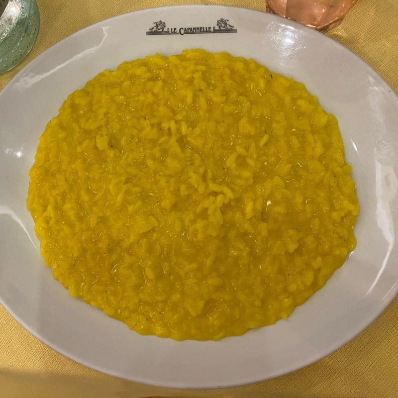 Risotto alla Milanese - Le Capannelle, Milan