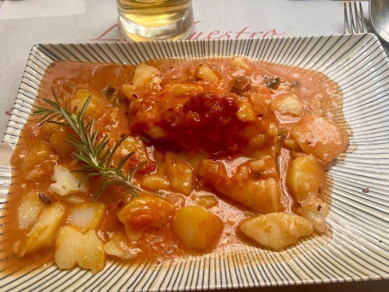 Bacalao al Ajo Pimentón - Lo Nuestro Tape, Toledo