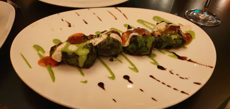 Green chicken tikka - Little India Street Kitchen, Geneva