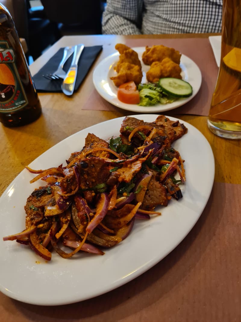 Boto kabab en Gobi pakora - Royal Pokhara, Haarlem