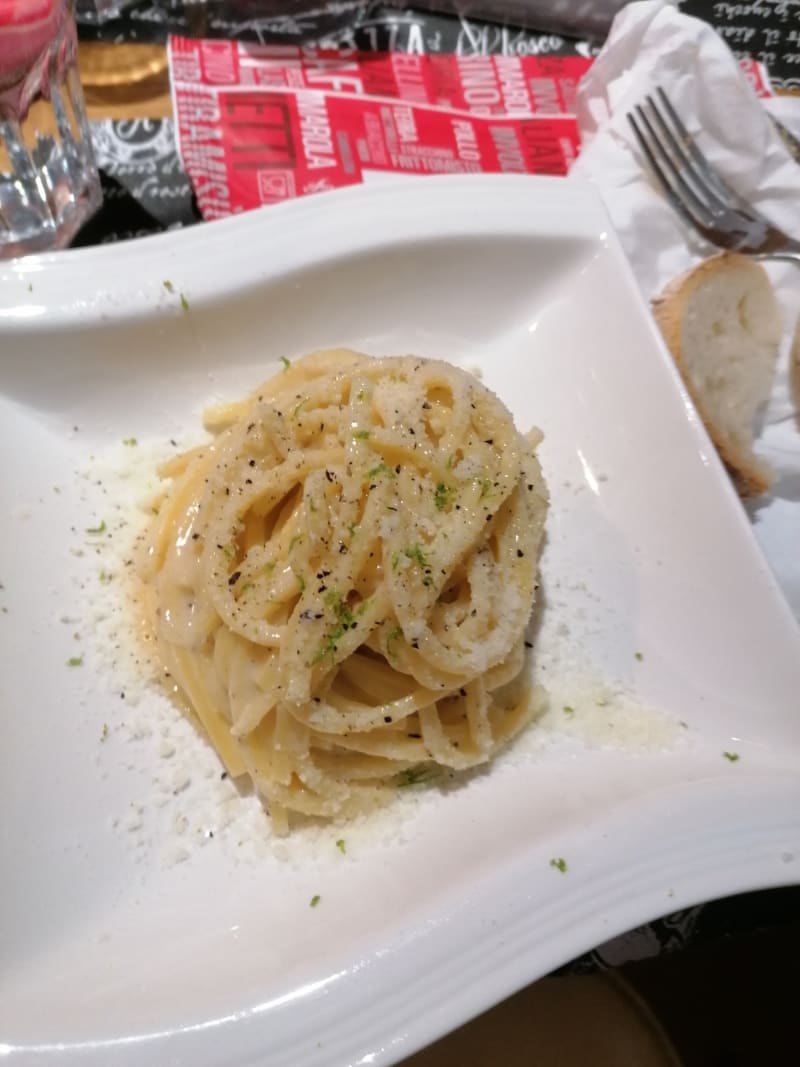 Cacio, pepe e lime - Cantina del Duca, Rome