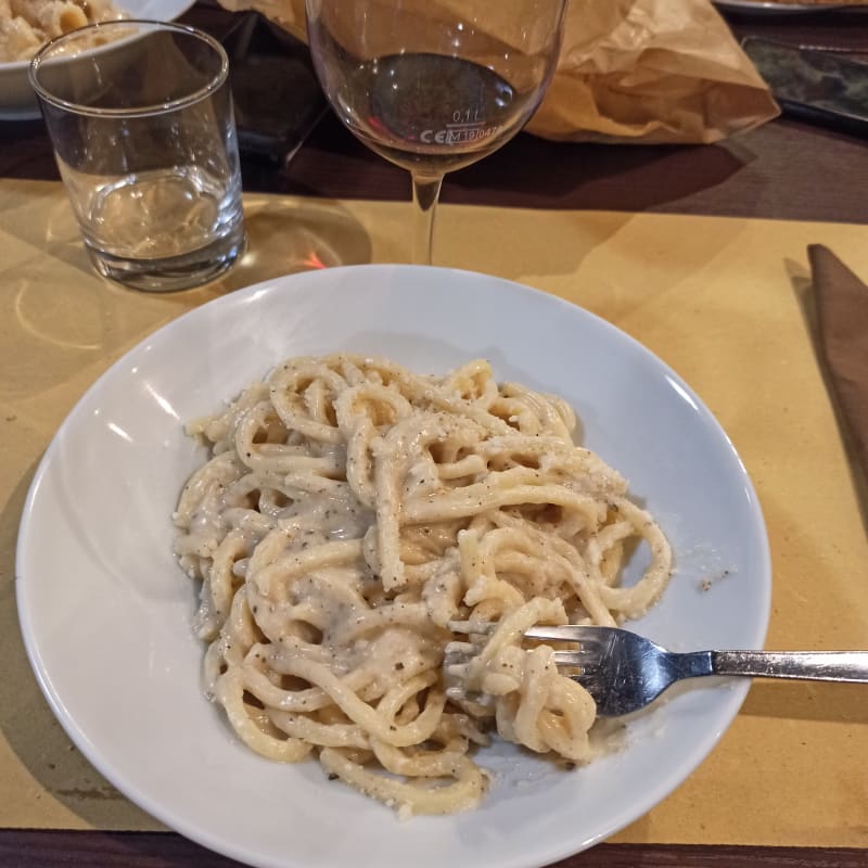 Tonnarelli cacio e pepe - Aroma De Roma, Fidenza