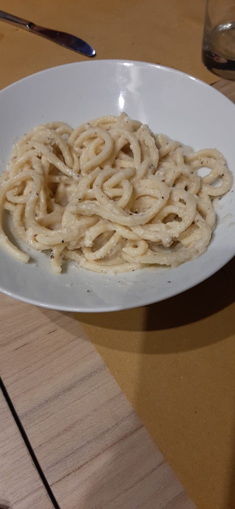 Tonnarelli cacio e pepe - Aroma De Roma, Fidenza