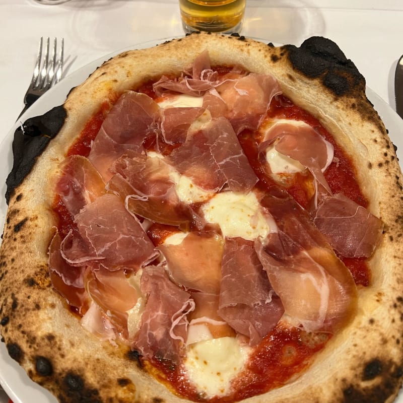 Pizza bufala e crudo  - Osteria Angelino dal 1899 - Porta Romana, Milan