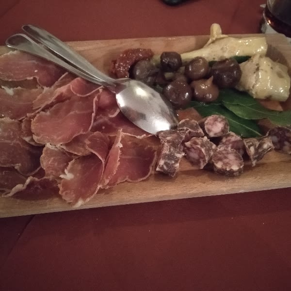 Antipasto di cinghiale e sott'oli - Caffé 60