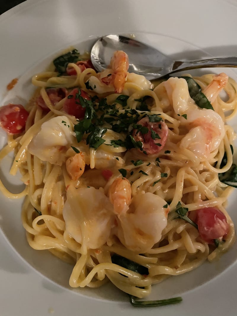 Lingvini con scampi - Ciao Ciao IV - Vanadisplan, Stockholm