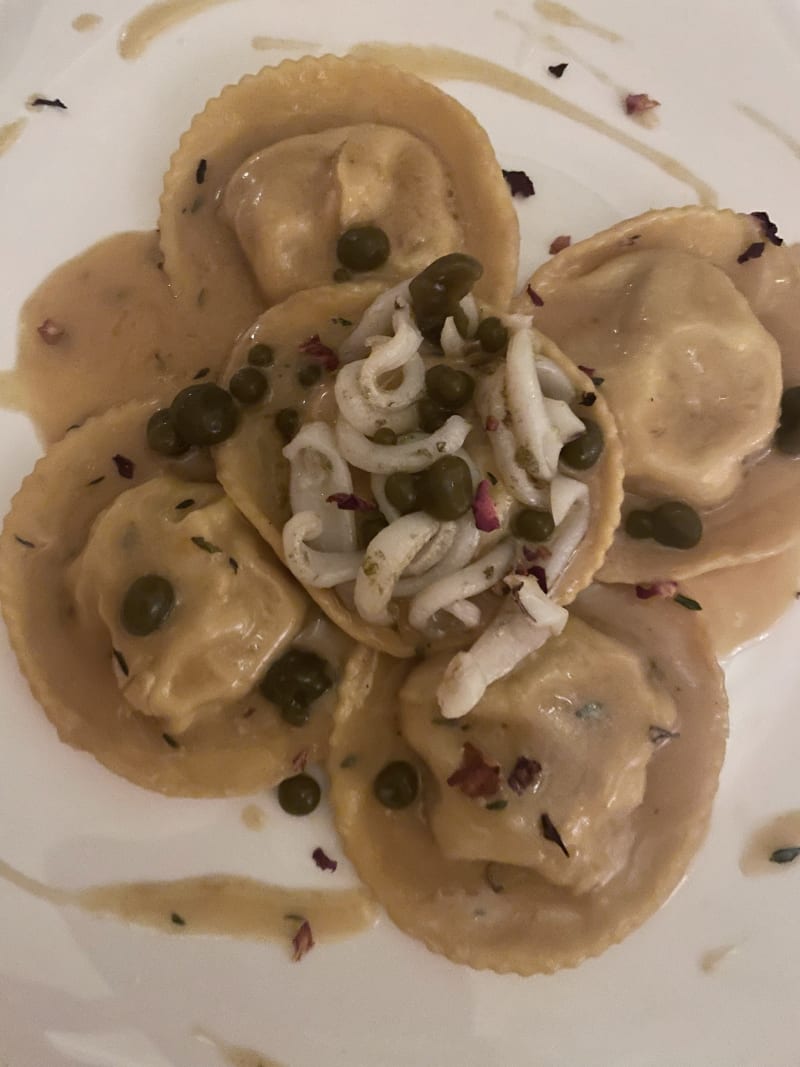 ravioloni ai crostacei - Il Ducale, Bergamo