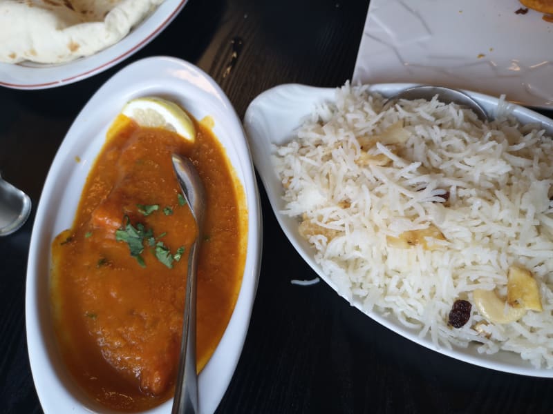 Saumon au curry  - Tajmahal Express, Meudon