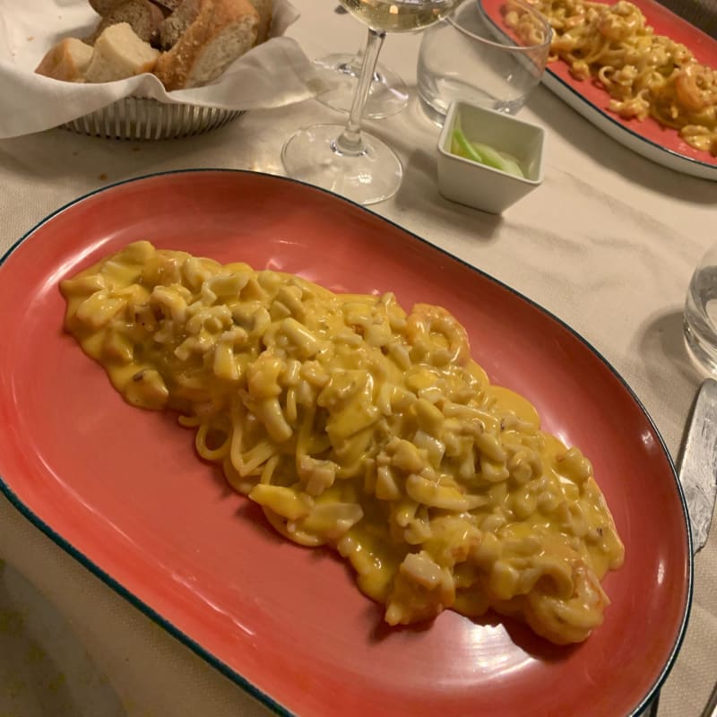 I piatti di carbonara erano porzioni realmente abbondanti.  - Lacerba, Milan