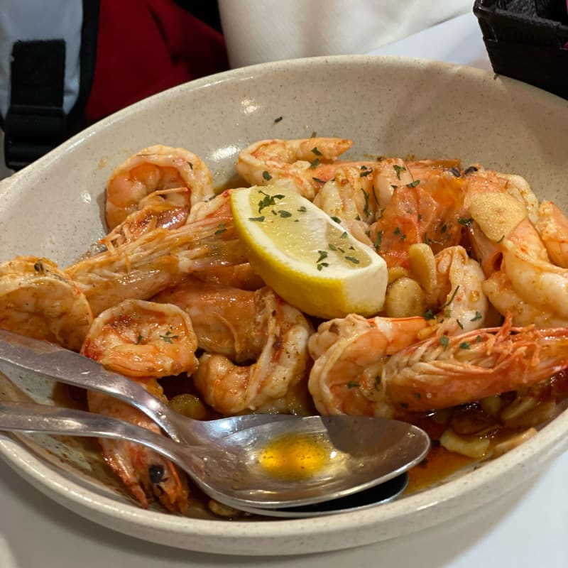 Gambas fritas - Pátio d'lagoa