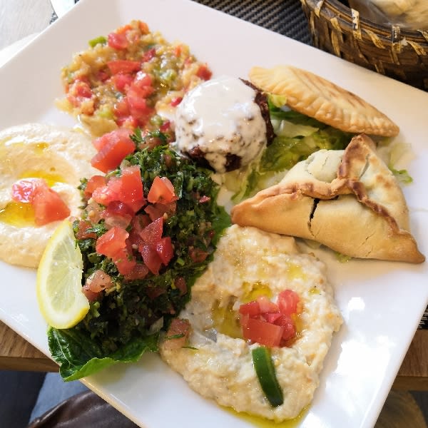 Assiette végétarienne - Byblos Café, Puteaux