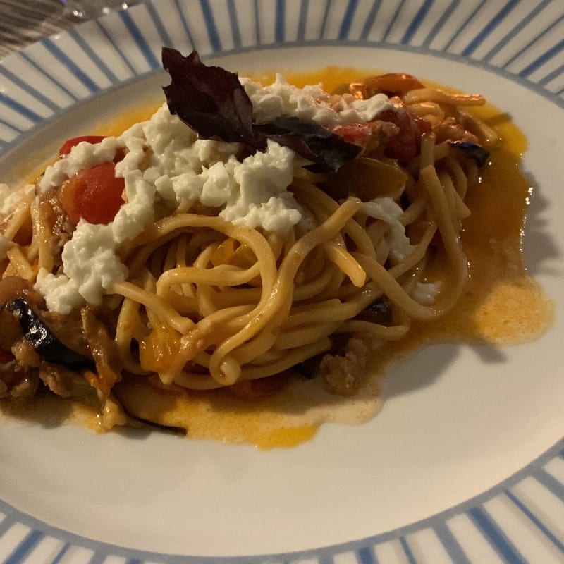 Fettuccine al sugo di salsiccia  - La Capannina, Amalfi