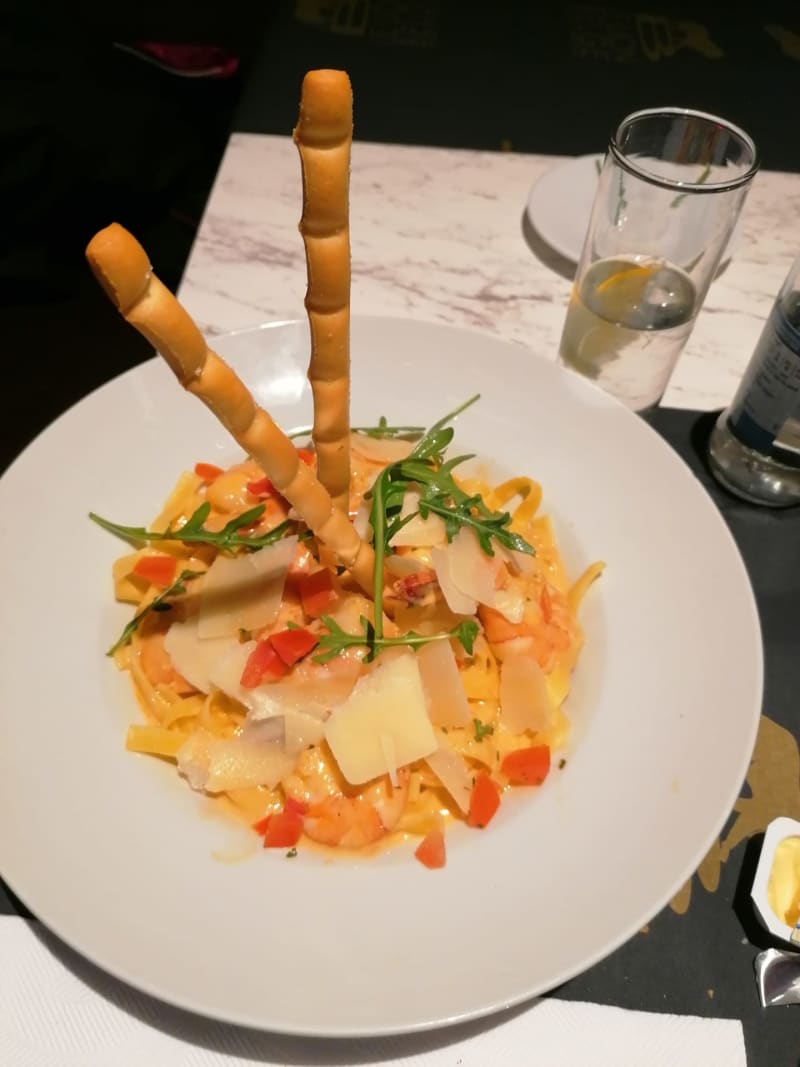 tagliatelles aux scampis - Le Lion Belge, Evere