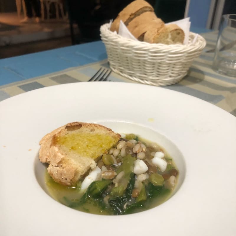 Zuppa d’orzo, lenticchie e frutti di mare - I Sapori del Mare, Massa