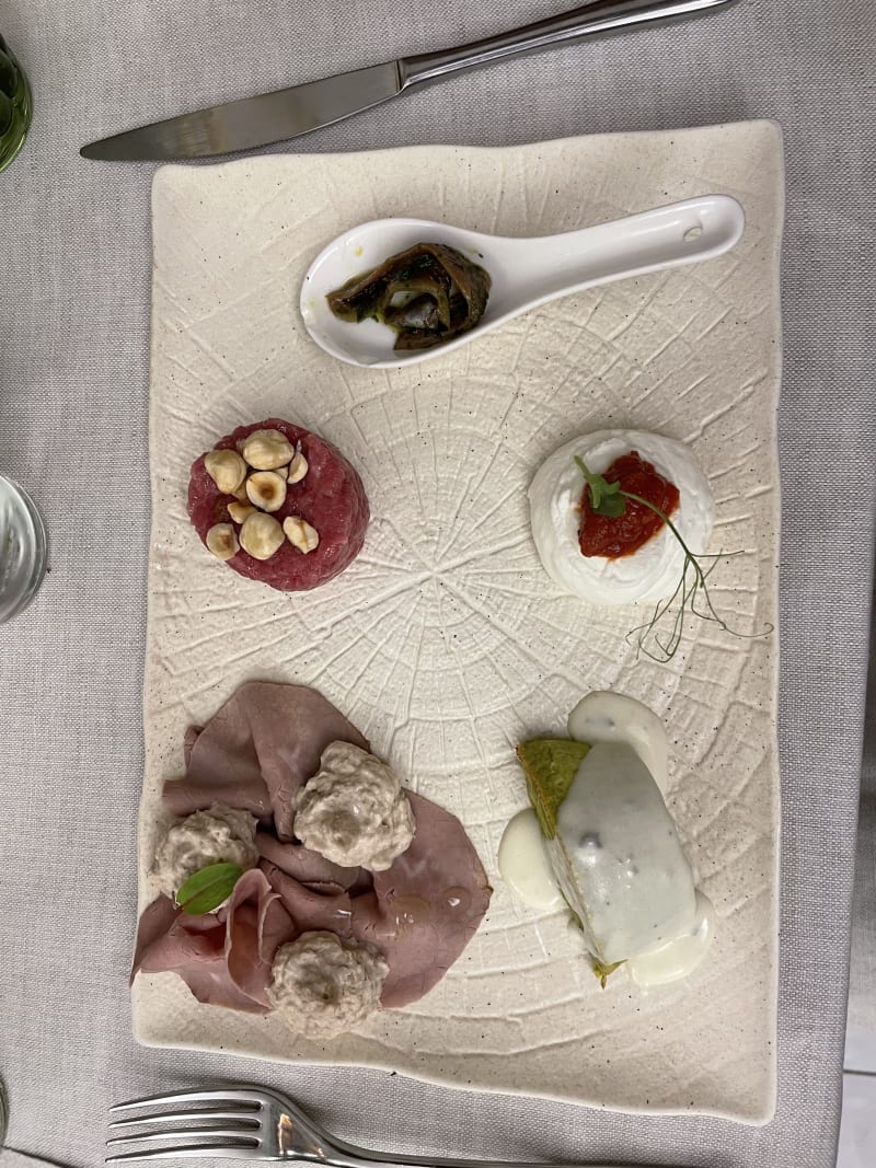 Degustazione di antipasti misti - Cà Dij Mat, Turin