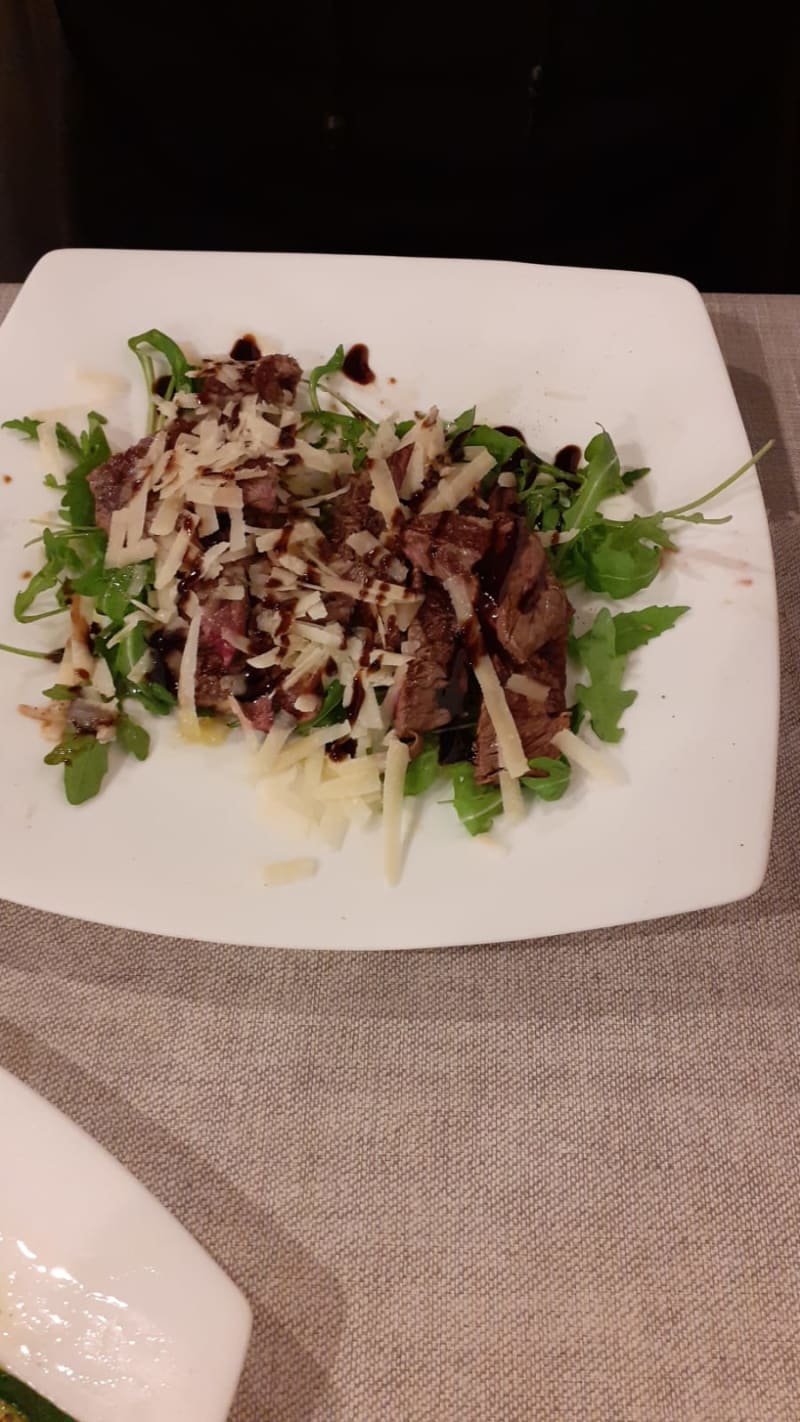 Tagliata Con Scaglie Di Parmigiano E Rucola . - Dal Nicco, Perugia