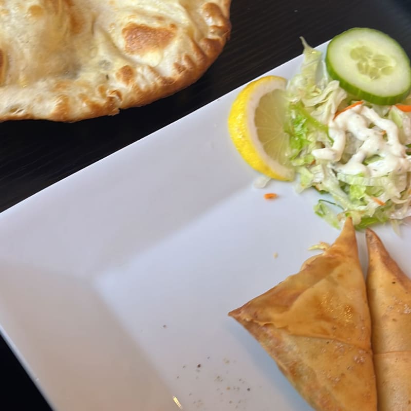 Samoussa légumes et nan fromage  - Bombay´s, Villeneuve-le-Roi