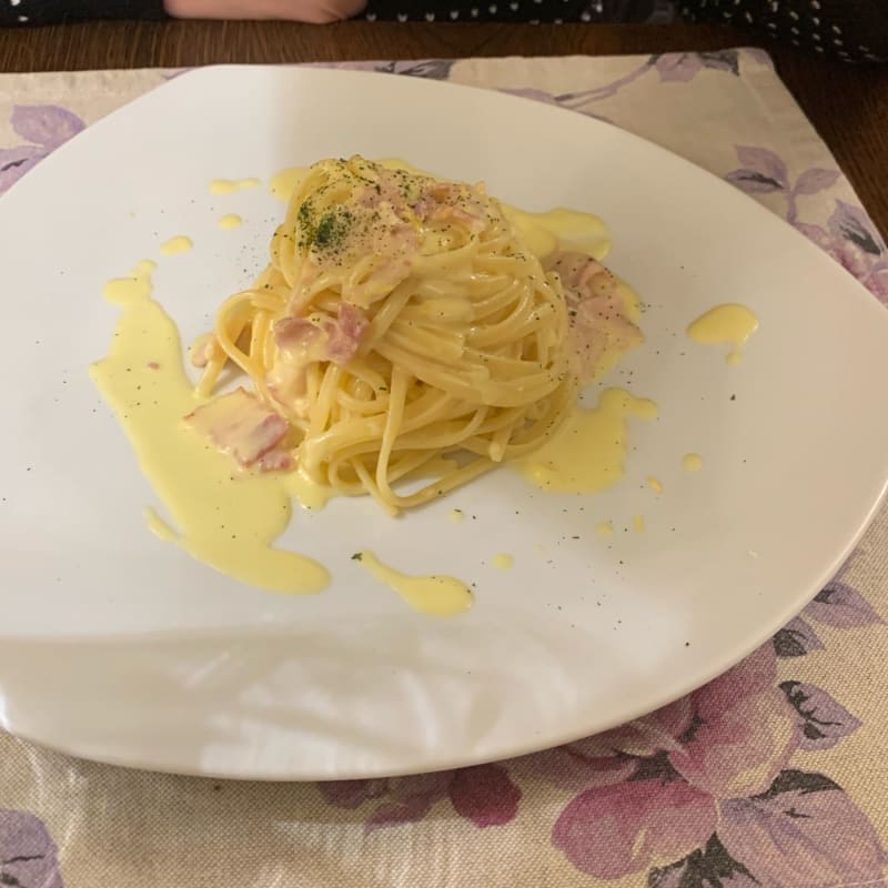 Linguine alla carbonara - Osteria Da Donato