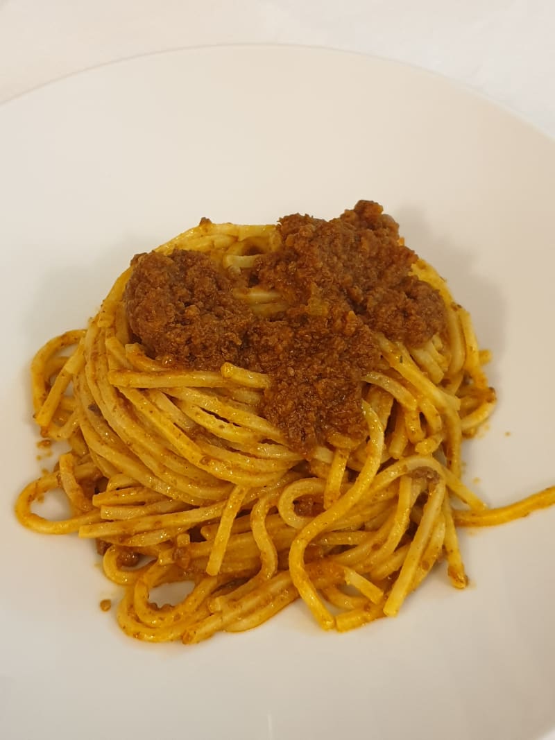 Troccoli Al Ragù di cinghiale - Al Borgo Saraceno